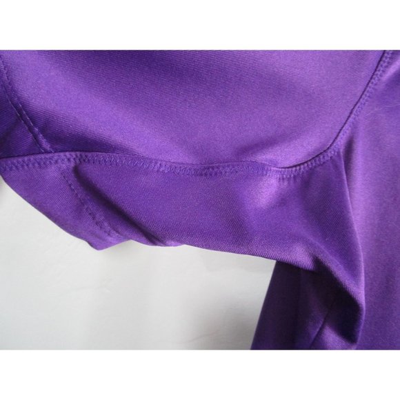 Nike Dri Fit LSU Tigers Purple Yellow Primary Logo Polo Mens Large EUC - Picture 6 of 11